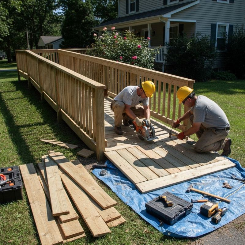 Handicap Ramp Construction in Kansas City, KS