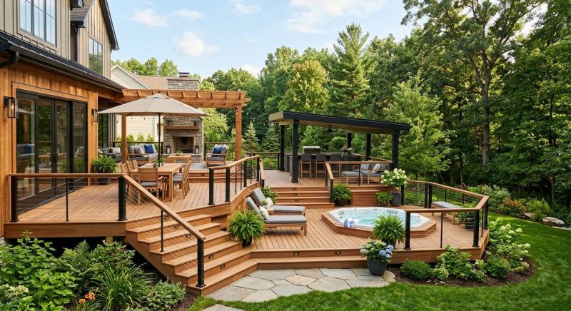 Hot Tub Deck Construction in Seattle, WA