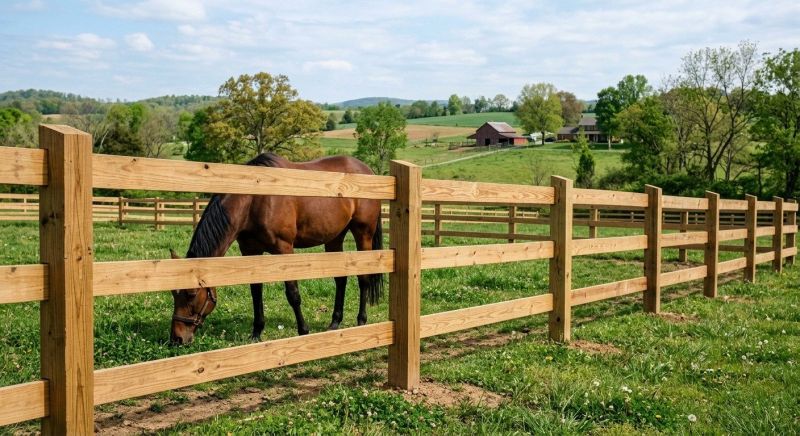 Paddock Fence Installation in South Houston, TX