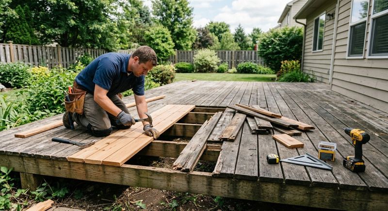 Redwood Deck Repair in Seattle, WA