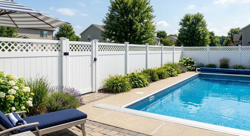 Vinyl Pool Fence Installation in Grand Rapids, MI