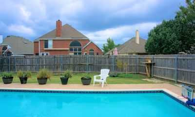 Wood Fence Pool Installation!